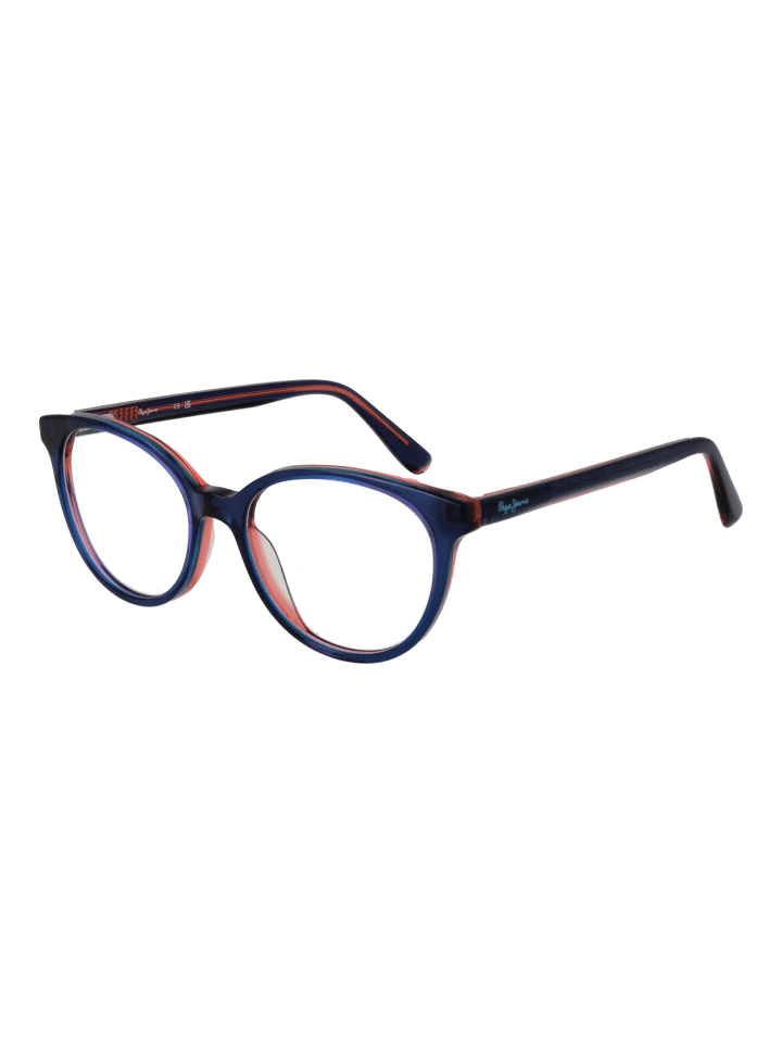 Damen Optische Fassungen Rund Blau