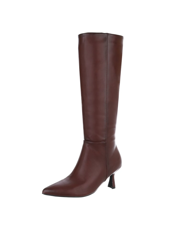 High Heel in Weinrot