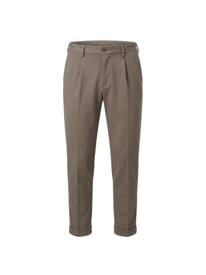 Grau Viskose Herren Hose