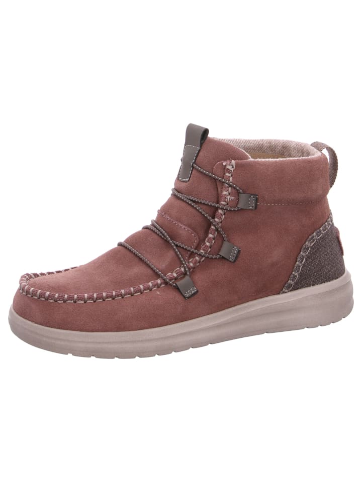 Schnürstiefel Eloise in Rosa
