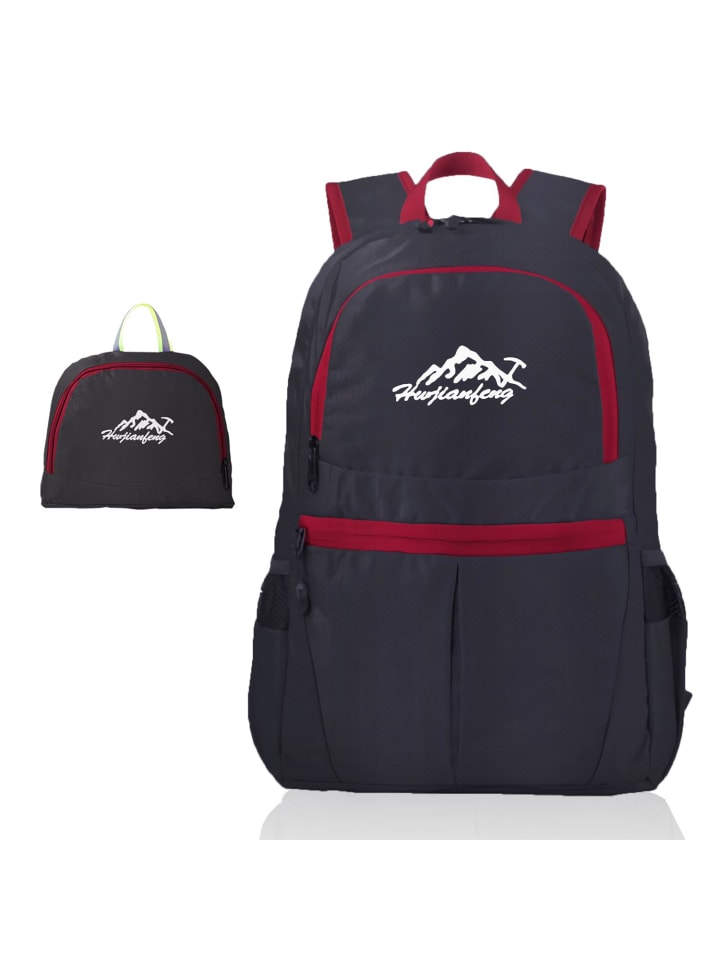 Faltbarer Rucksack - 36L in Schwarz
