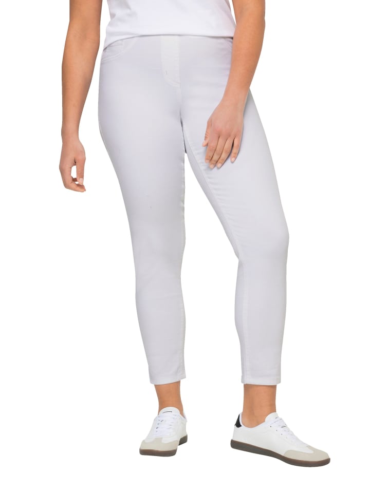 Jeans in schneeweiß