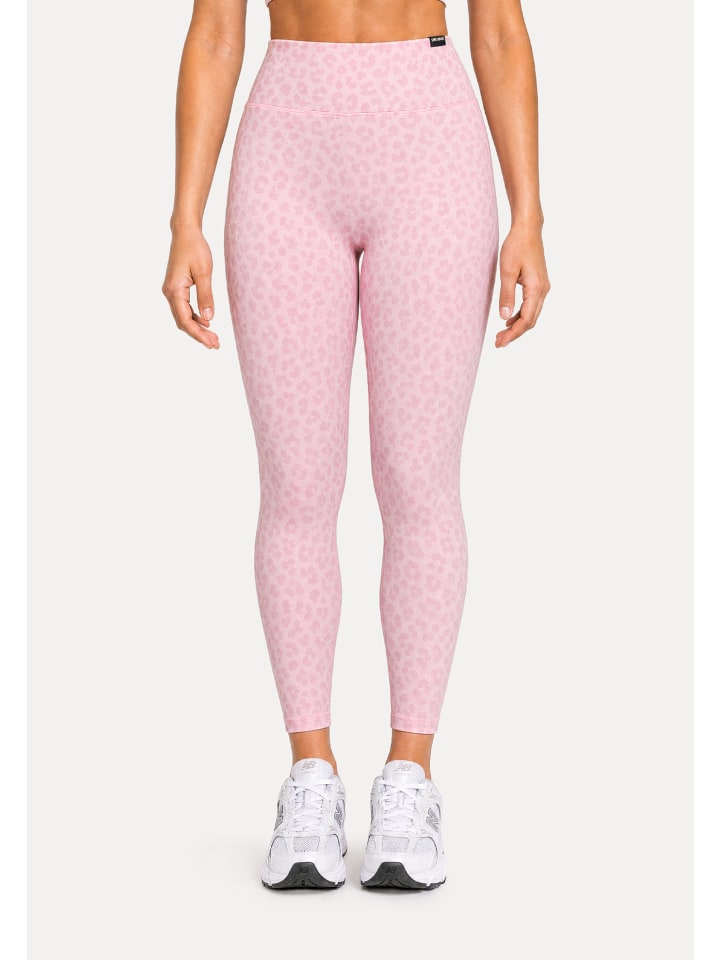 LEO Leggings Velvara in Rosa Leo