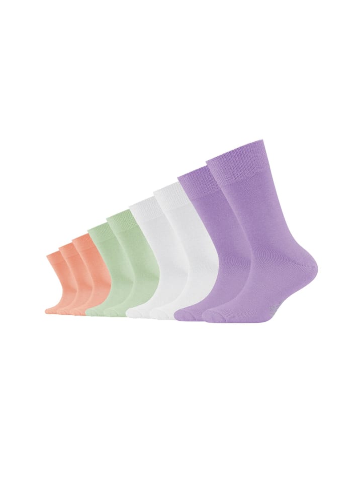 S. Oliver Socken Kinder Strümpfe Baumwolle | lavendula Pack mit kaufen limango in Pflegeleicht für langlebig Mädchen Jungen 9er und günstig weichem Bund essentials