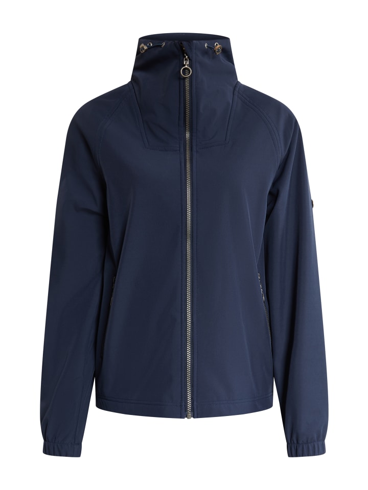 Damen Softshelljacke - Recyceltes Material in Marine