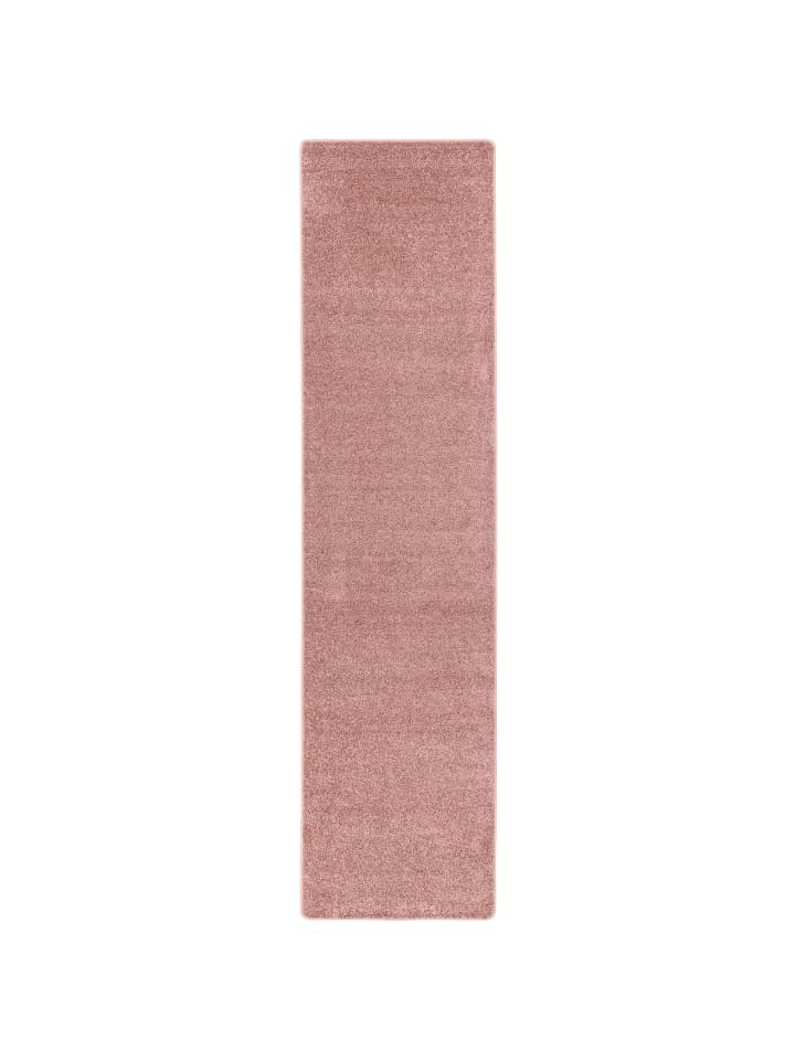 Hochflor-Teppich Luna in rosa