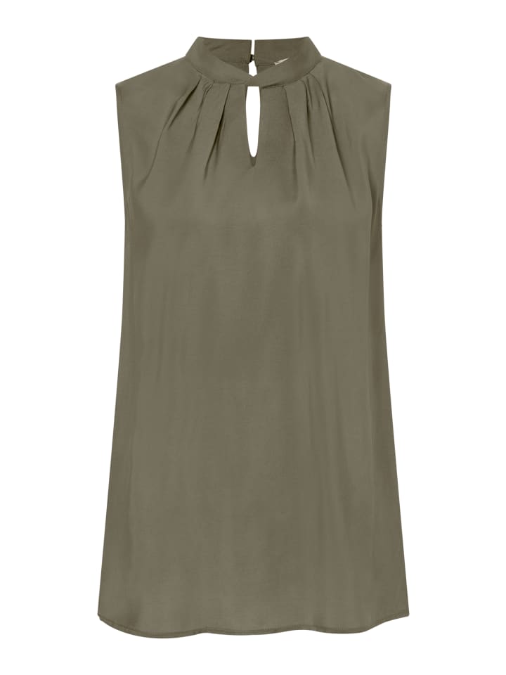 feminines, leichtes Blusentop in jungle green