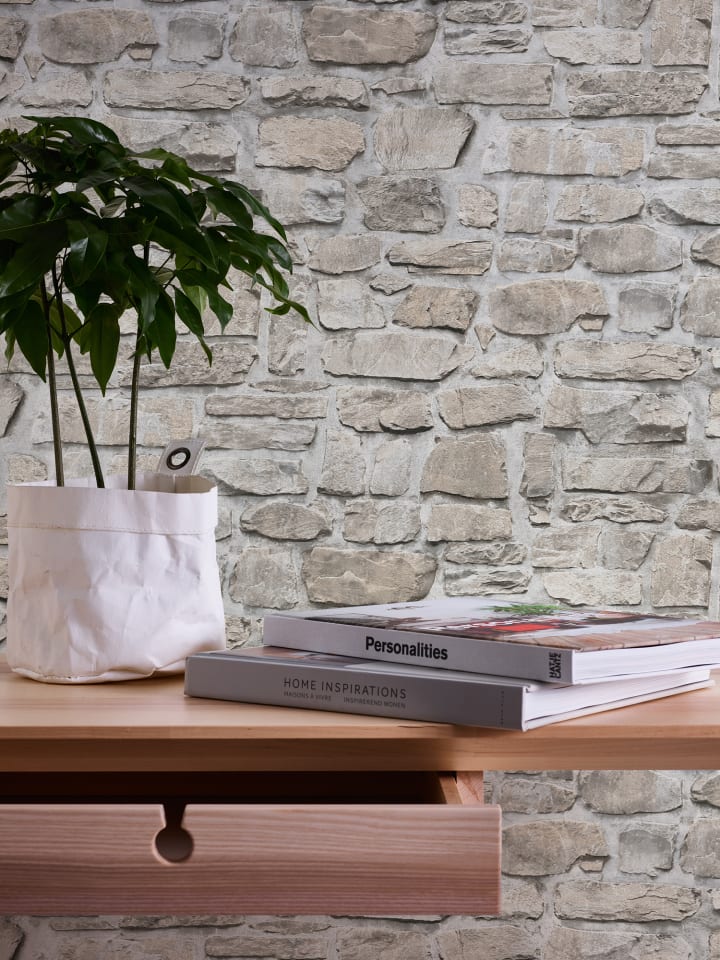 Tapete Authentic Stone in Grau