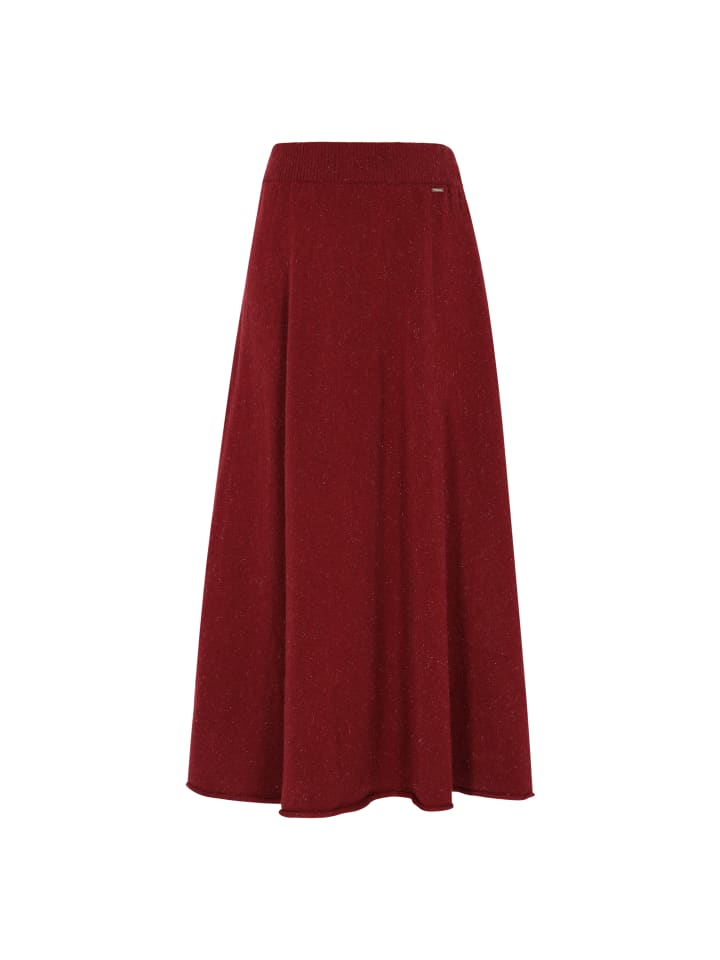 Women Skirt in burgundy