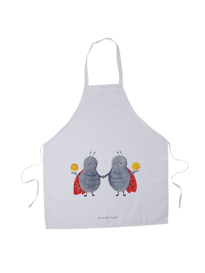Grillschürze Sternzeichen Zwilling ohne Spruch in Weiß