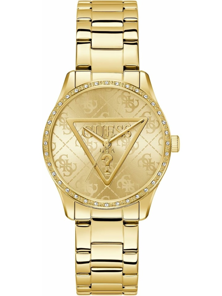 Quarzuhr für Damen in gold