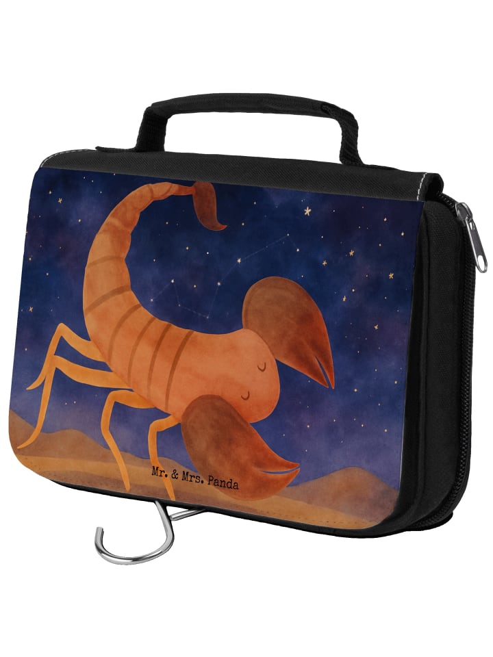 Kulturbeutel Sternzeichen Skorpion Design ohne ... in Weiß