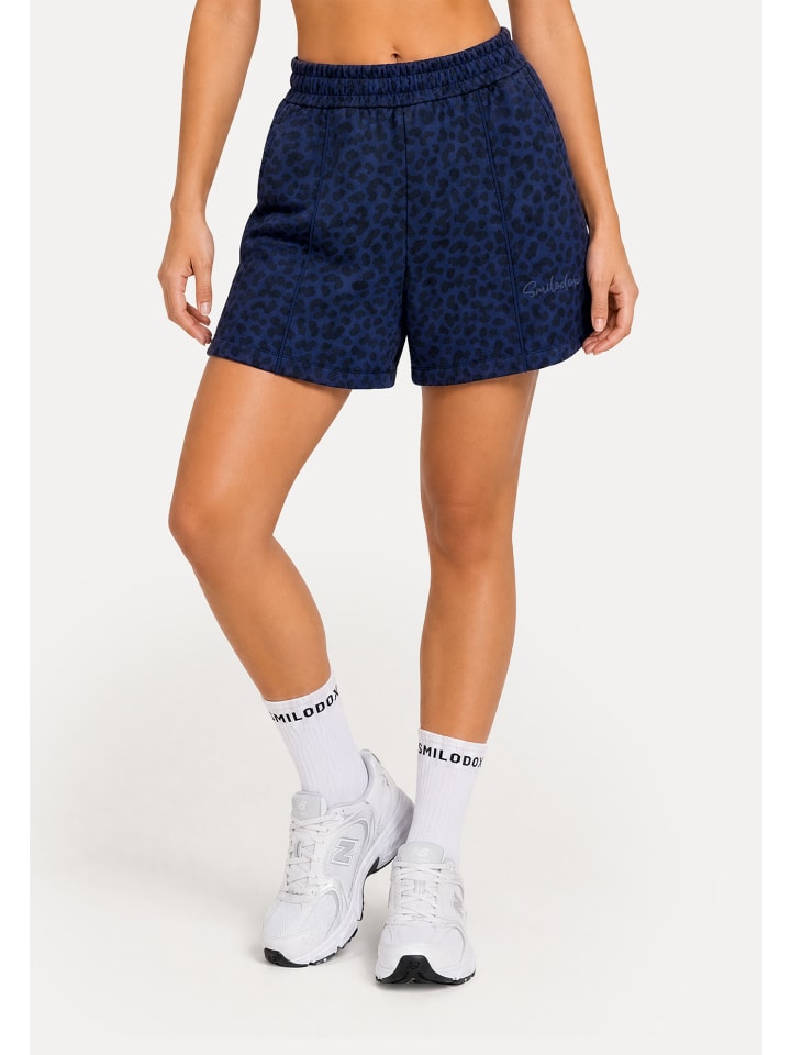 LEO Shorts Zumira in Dunkelblau Leo