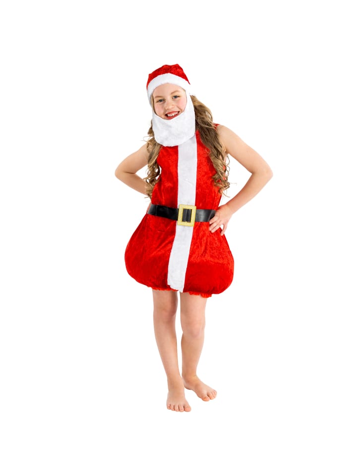 Weihnachtsmann, auch Nikolaus, in rot/weiß, Gr. 140 (10-12 Jahre)