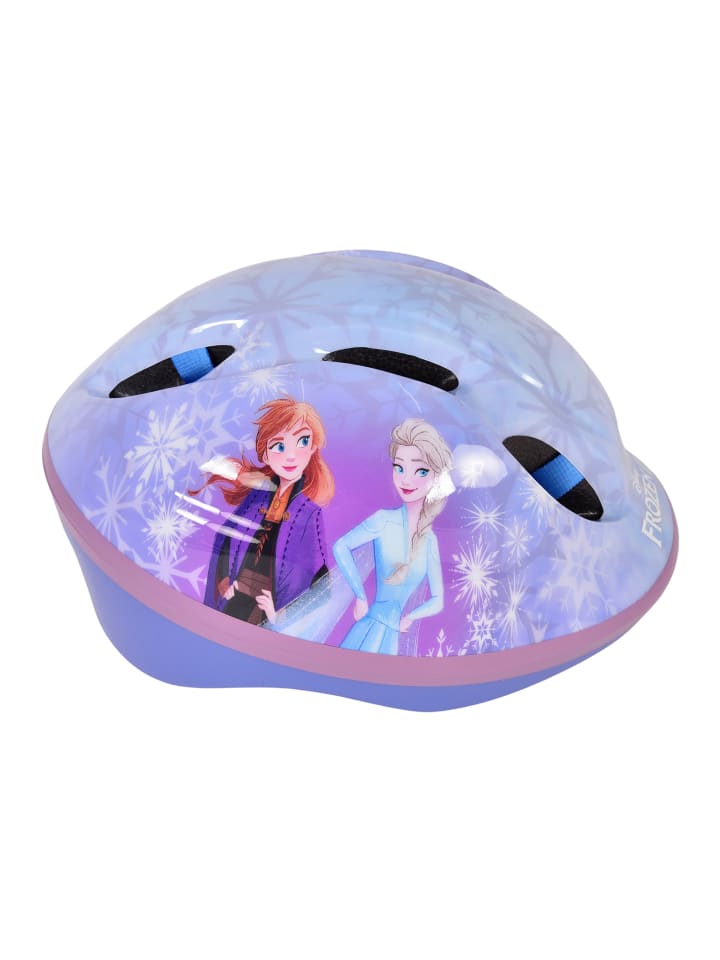 Fahrradhelm Anna und Elsa in Hell-Blau