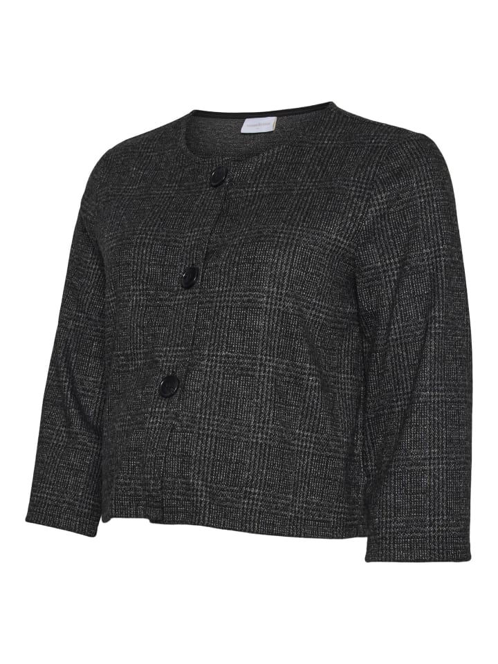 Strickjacke in Asphalt 1