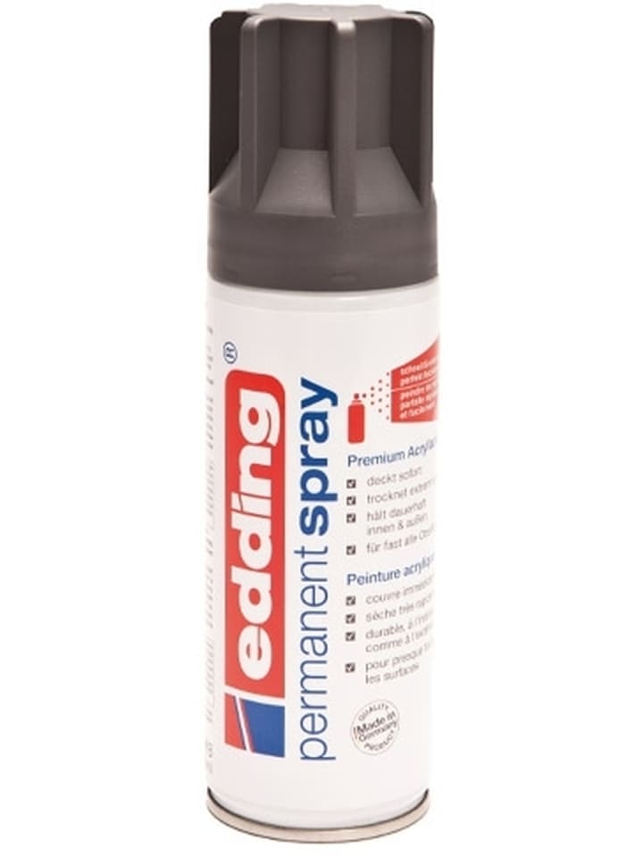 Acryl-Farblack Permanentspray tiefschwarz seidenmatt RAL9005