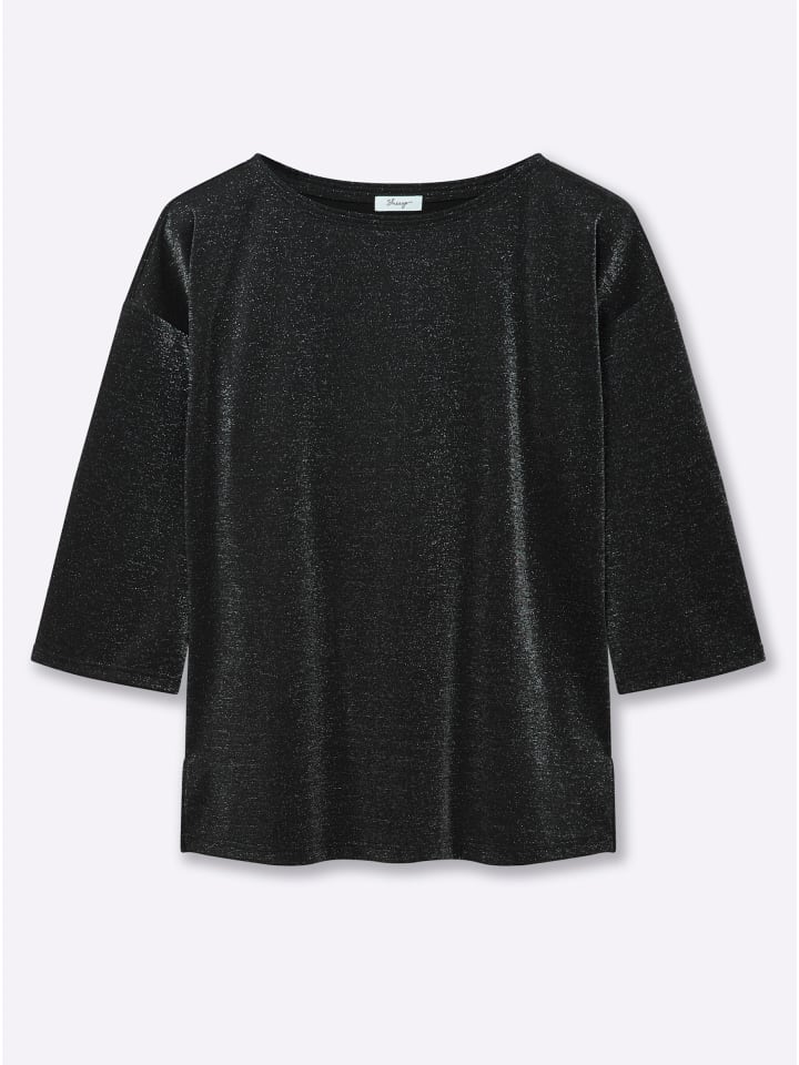 Sweatshirt in schwarz