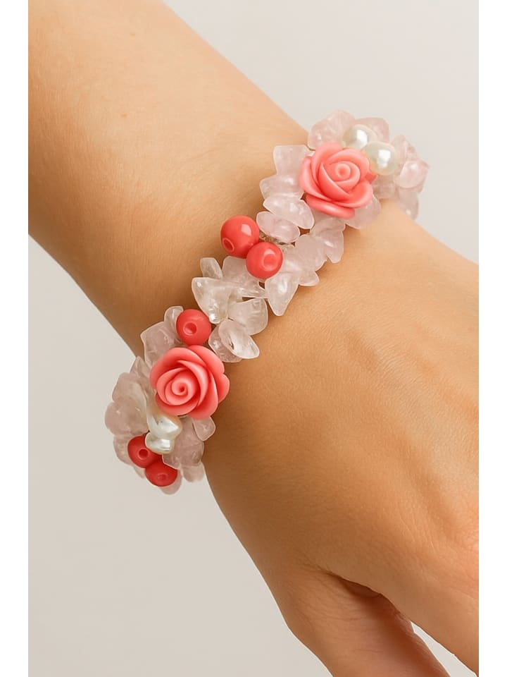 Armband " Rosabella " in rosa