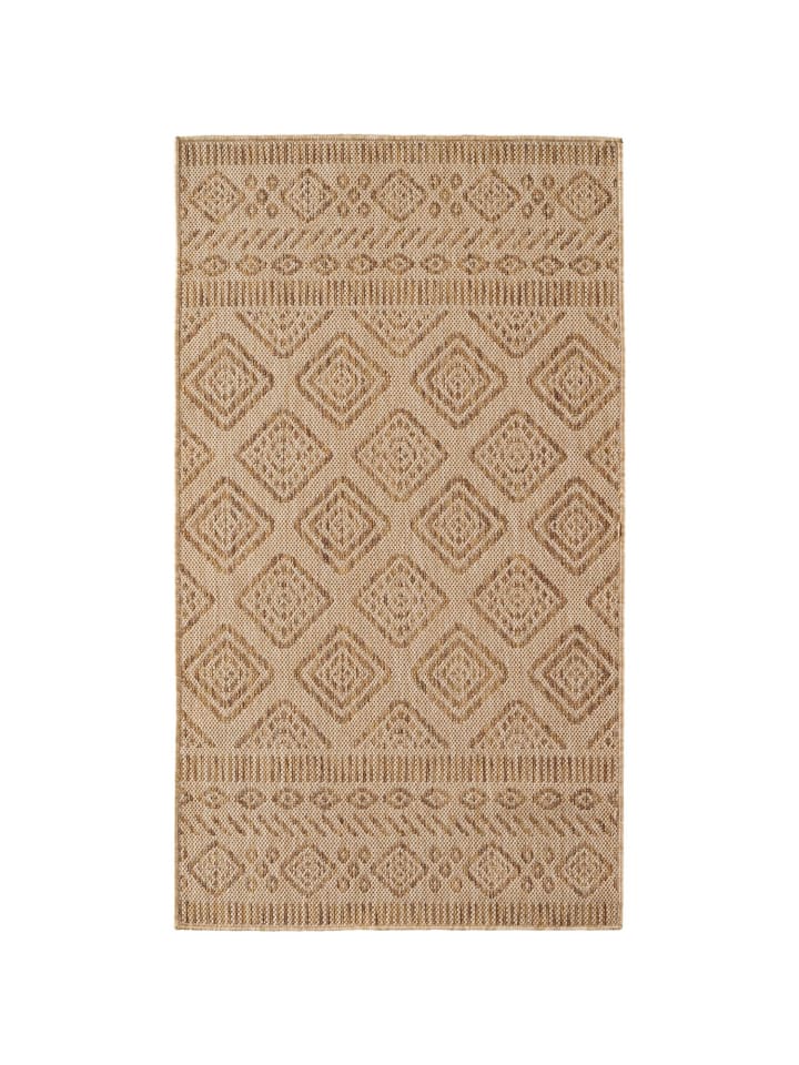 Indoor Outdoor Teppich Mira 1452 Läufer in Beige