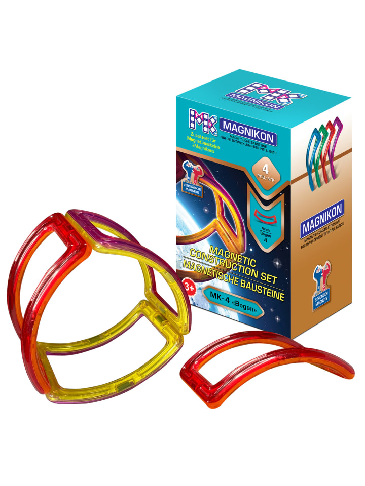 Magnetische Bausteine MK-4 Bogen- ab 3 Jahren