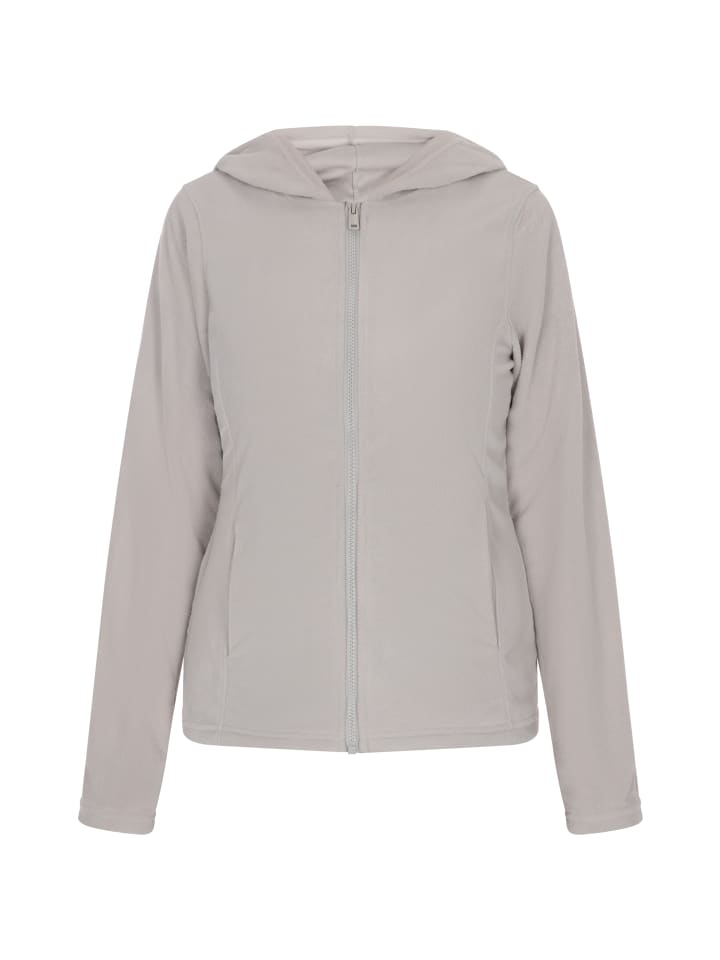 Damen Fleecejacke in Hellgrau