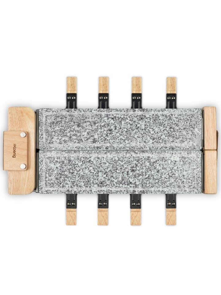 Raclette & Grill WOD362 mit Doppelsteinplatten