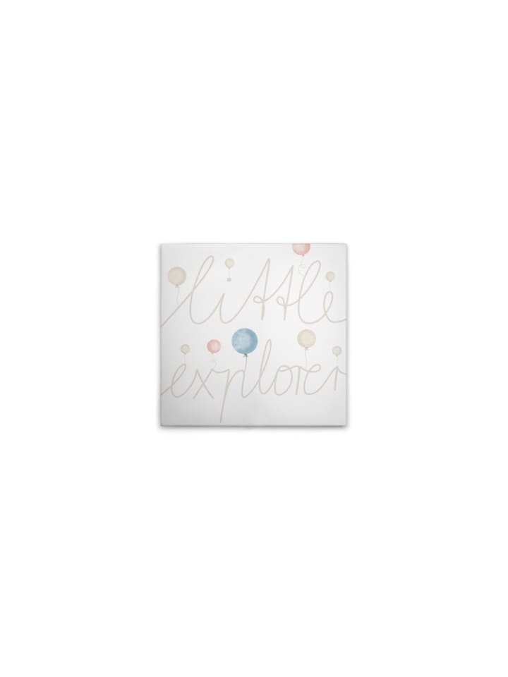 Leinwandbild Canvas Little Explorer Beige