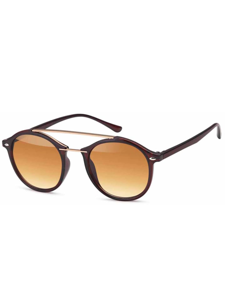 Sonnenbrille in Braun Braun