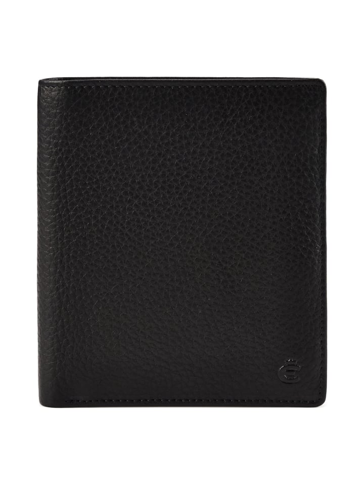 Texas Geldbörse RFID Schutz Leder 11 cm black