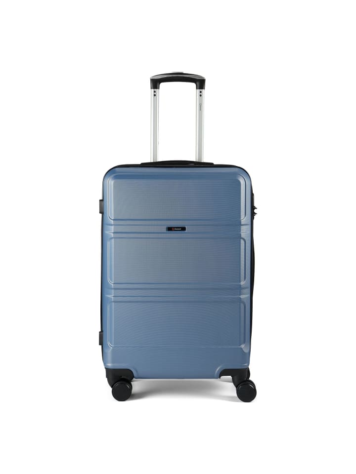 5739 4 Rollen Trolley M 66 cm hellblau