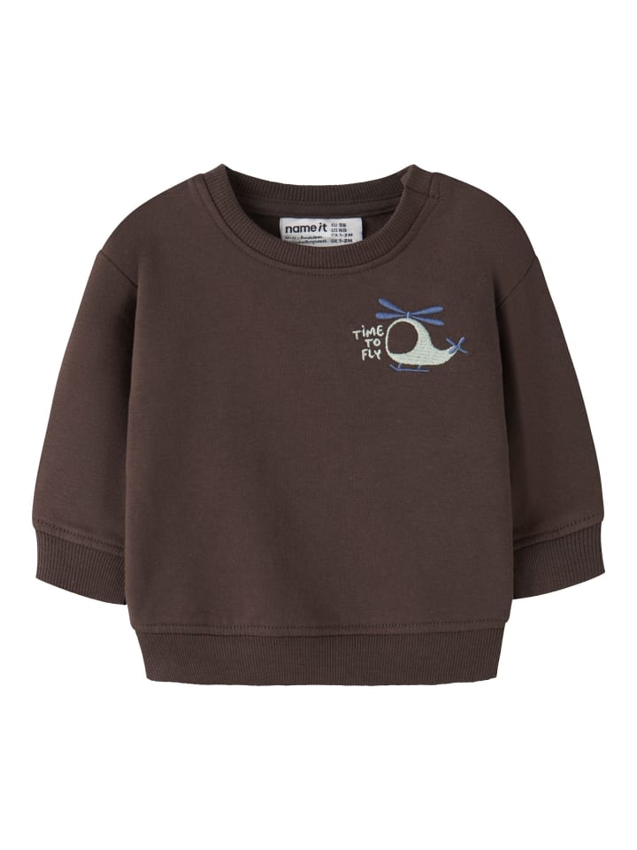 Sweatshirt in Seal Brown1