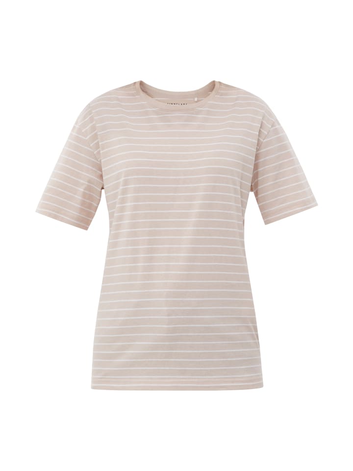 T-Shirt Streifen in beige