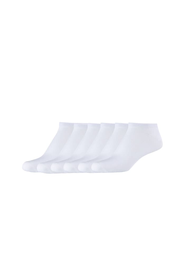 Sneakersocken 6er Pack white