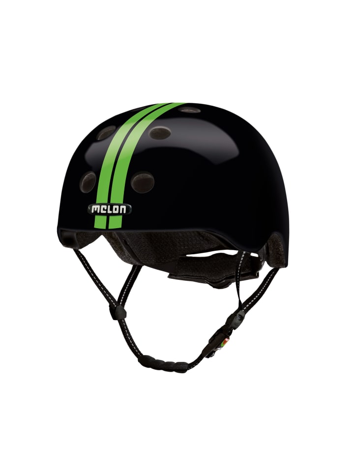 Helm Straight Green Black in schwarz