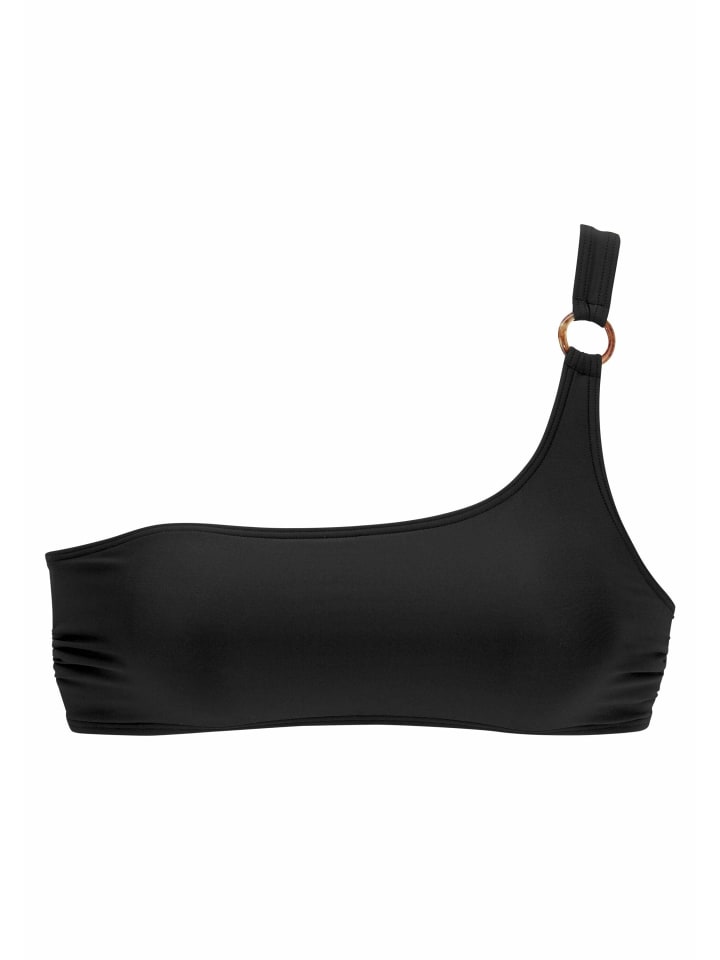 Bustier-Bikini-Top in schwarz