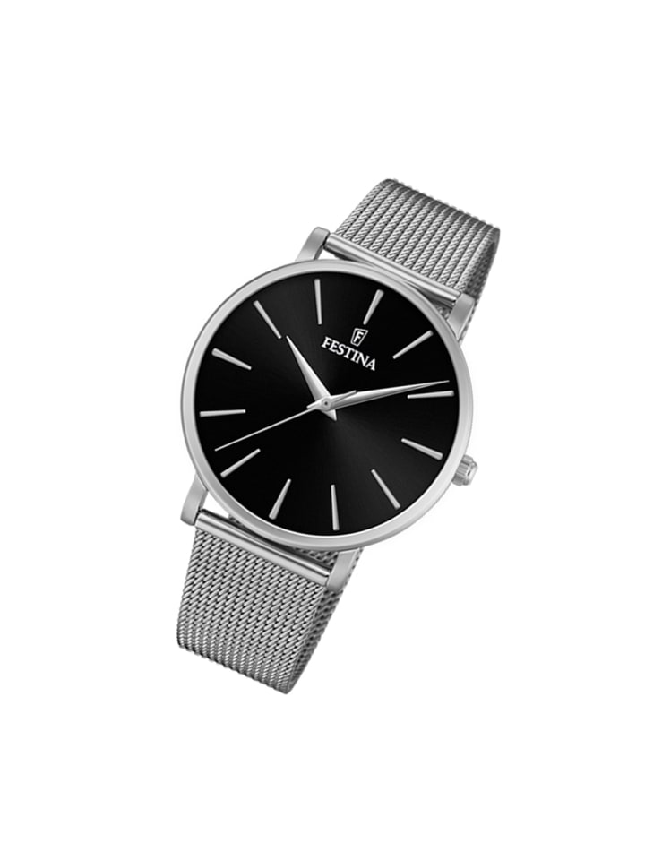 Analog-Armbanduhr Festina Ladies Classic silber mittel (ca. 38mm)