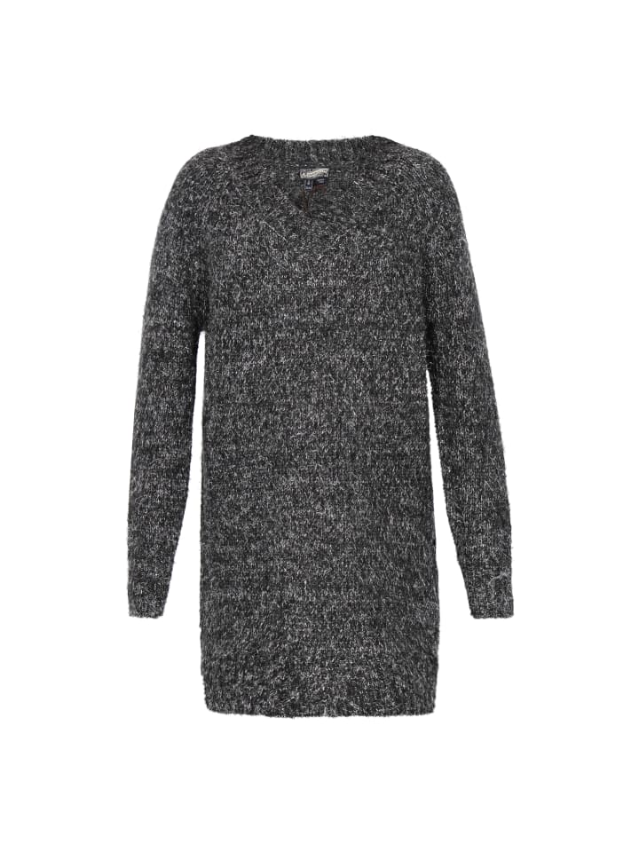 Women Dress in dark grey melange