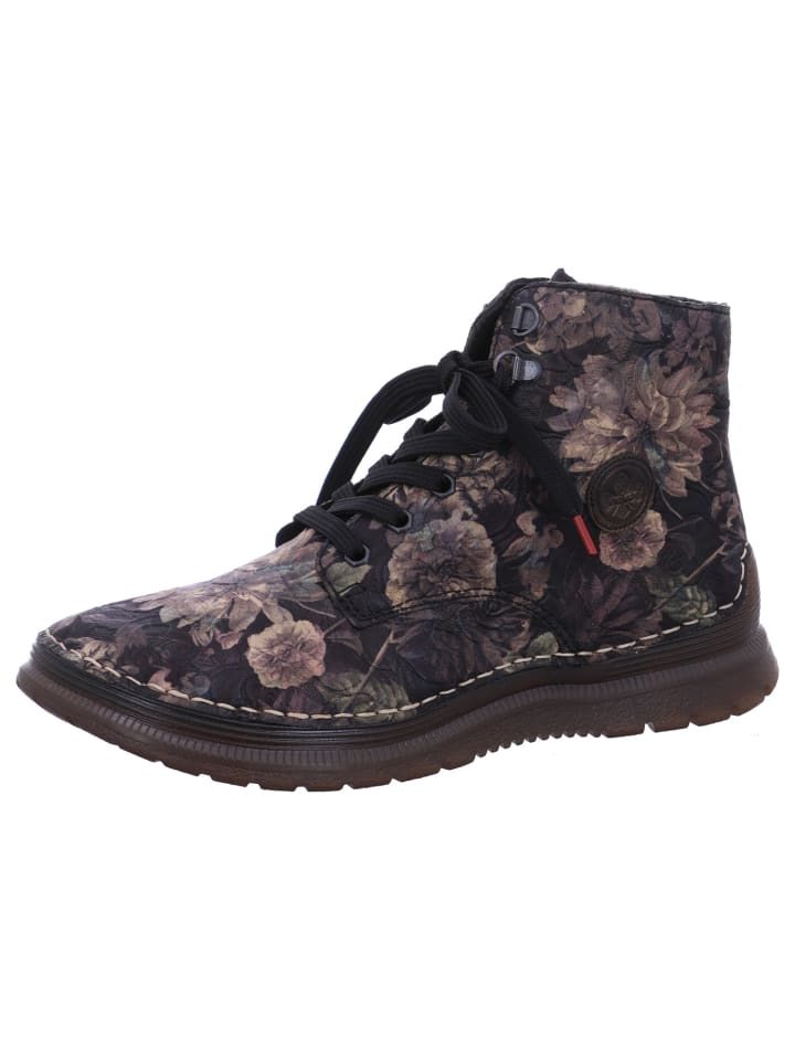Schnürstiefel in Schwarz