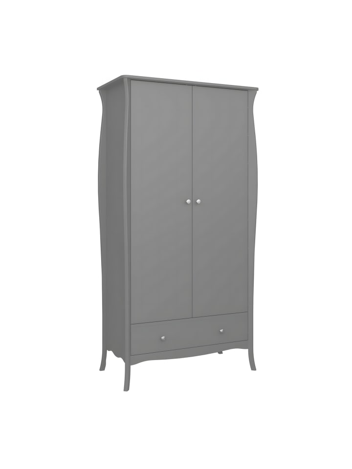 Kleiderschrank Simon grau 99 x 50 cm