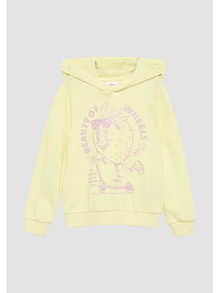 Sweatshirt in 1120_helles zitrone