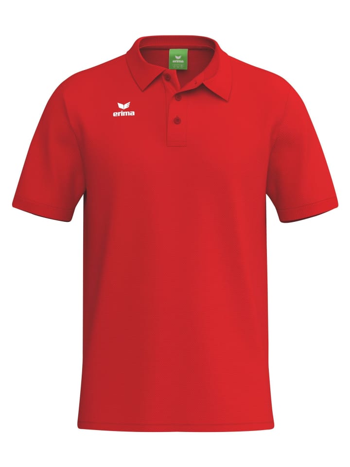 Erwachsene, Unisex Erwachsene Poloshirt in rot