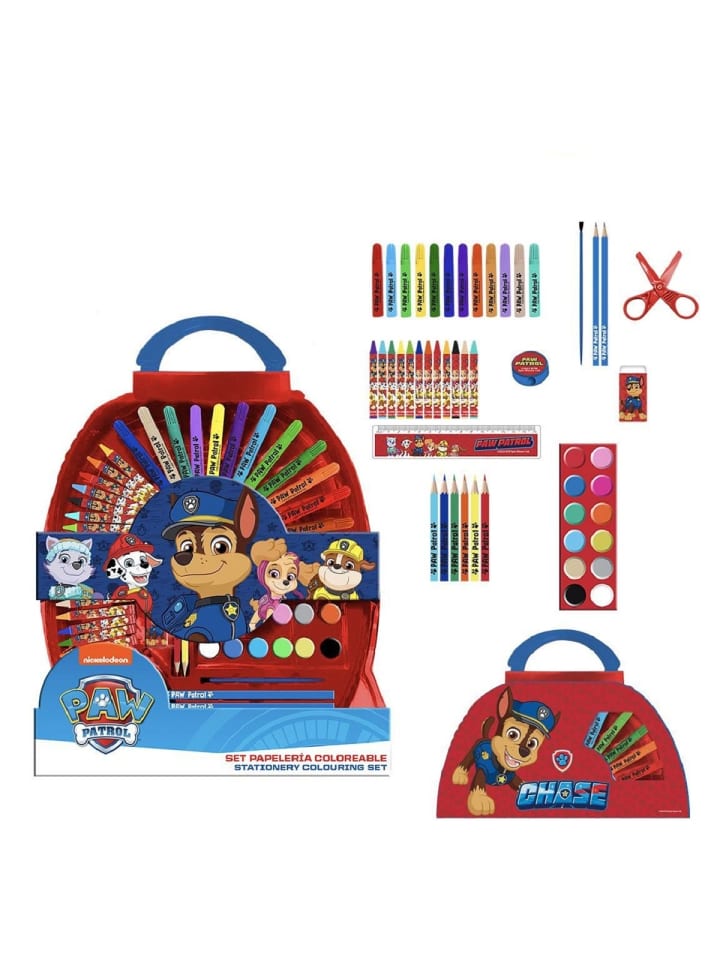 Paw Patrol Malset für Kinder Malpaket Zeichenkit in Rot