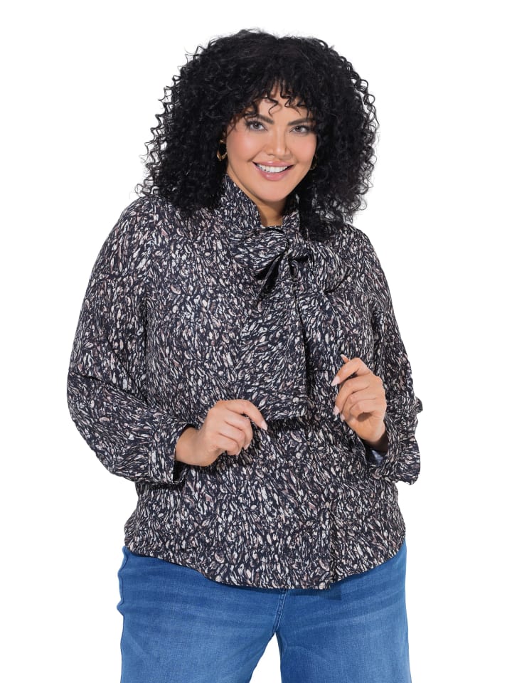 Bluse in schwarz