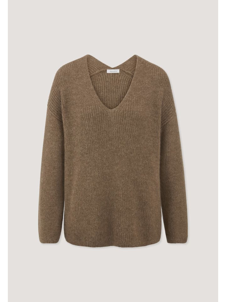 Strickpullover in naturcamelbraun