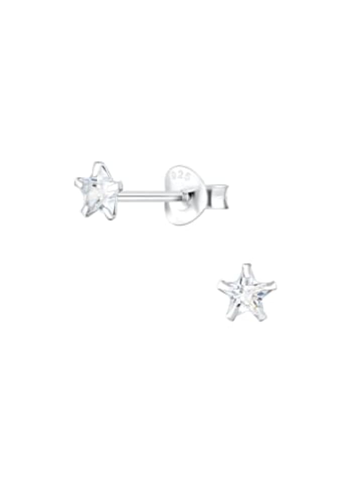 Ohrstecker STAR CUBIC ZIRKONIA 3 mm