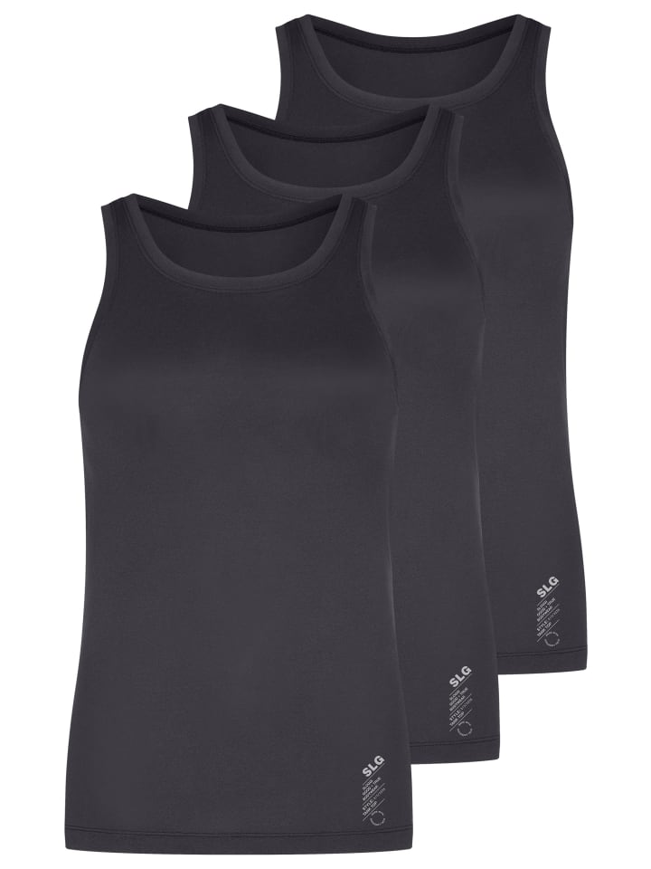 Unterhemd / Tanktop SLG Base Soft in Schwarz