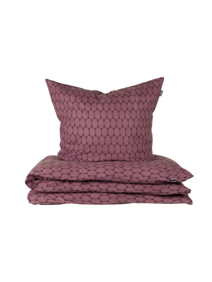 Feinbiber-Bettwäsche-Set Drops in Mauve