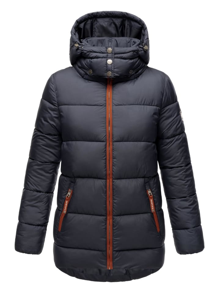 Winterjacke Wattewölkchen in Navy