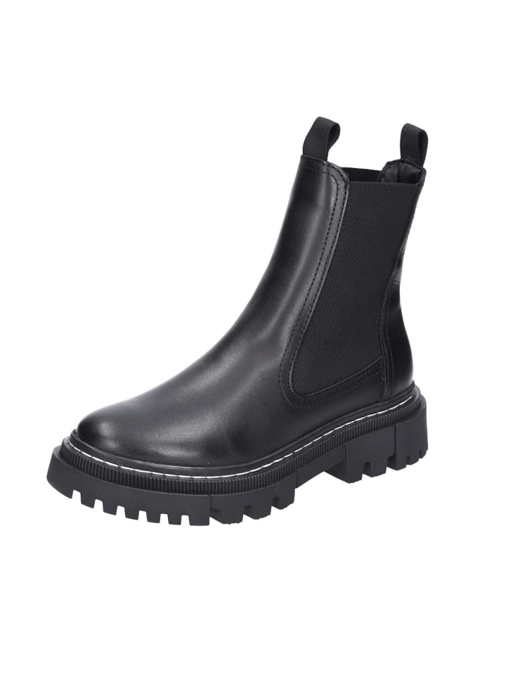 Stiefelette in schwarz